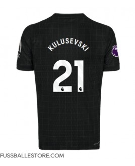Günstige Tottenham Hotspur Dejan Kulusevski #21 Auswärtstrikot 2025-26 Kurzarm